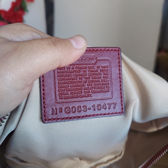 Y2K Coach Leather Small Hobo In Rose 10477 HTF💗🤎 - Picture 12 of 13